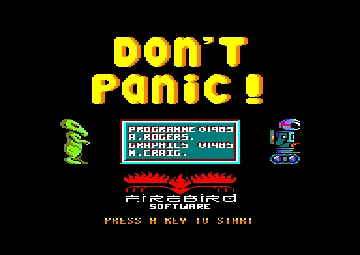 Don't Panic (UK) (1985) screen shot title